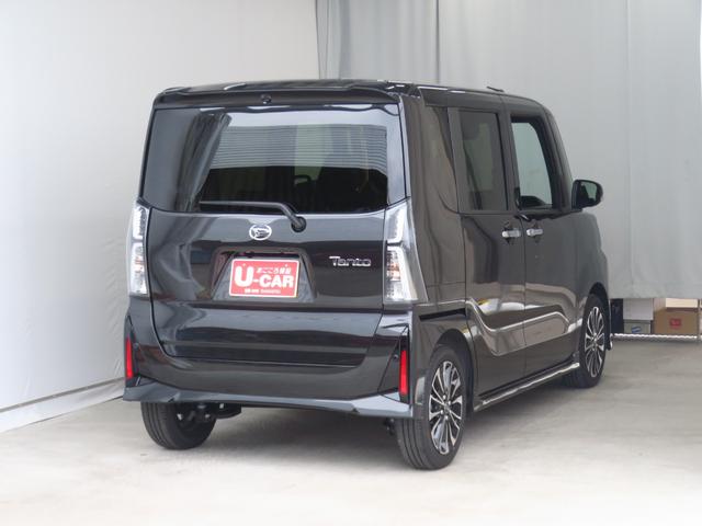 タントカスタムRS  運転席・助手席シートヒーター 1年間無料保証両側パワスライドドア レーンキープA ISTOP 元試乗車 LEDライト 1オーナー オートライト キーフリー ABS 電動パーキングブレーキ パノラマカメラ オートエアコン コーナーセンサー(三重県)の中古車