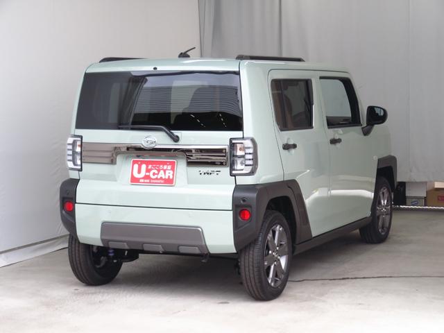 タフトＧ　ダーククロムベンチャー　　届出済未使用車　１年間無料保証１オ−ナ−　コーナーセンサー　ＢＬＵＥＴＯＯＴＨ　アダプティブクルコン　ＵＳＢ　バックカメラ　フルセグ　電格ミラー　電動パーキングブレーキ　９型ディスプレイオーディオ　運転席・助手席シートヒーター（三重県）の中古車