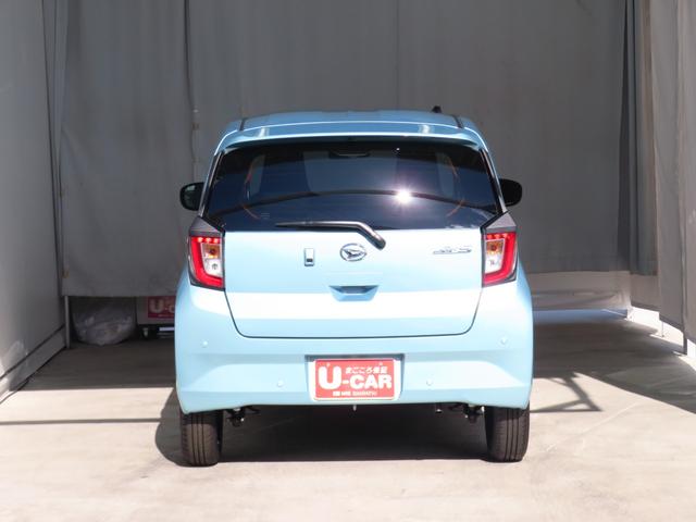 ミライースX SAIII        届出済未使用車 1年間無料保証盗難防止アラーム 試乗車UP 衝突回避支援ブレーキ機能 電格ミラ 安全ボディ Bカメ 点検記録簿 1オーナー LEDライト コーナーセンサー マニュアルエアコン パワーウィンドウ キーレスエントリー(三重県)の中古車