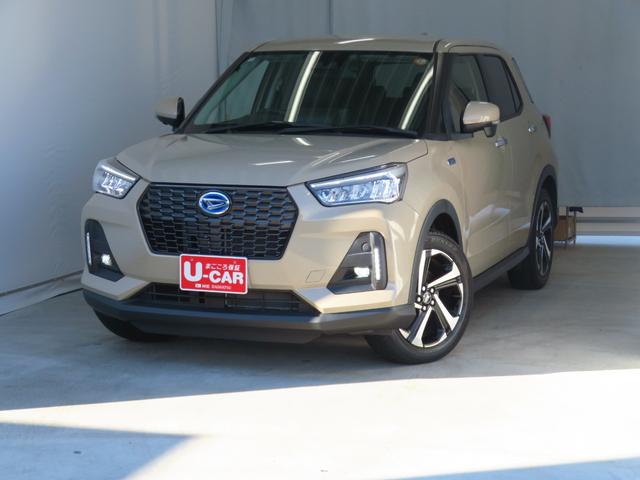 ロッキープレミアムG HEV  純正9型ナビ ETC 1年間無料保証電動格納式ドアミラー USB接続 Bluetooth対応 地デジ LEDライト 記録簿 前後ドラレコ パノラマカメラ キーフリー 運転席・助手席シートヒーター 電動パーキングブレーキ コーナーセンサー(三重県)の中古車