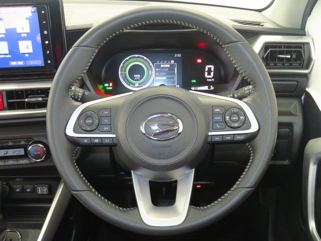 ロッキープレミアムG HEV  純正9型ナビ ETC 1年間無料保証電動格納式ドアミラー USB接続 Bluetooth対応 地デジ LEDライト 記録簿 前後ドラレコ パノラマカメラ キーフリー 運転席・助手席シートヒーター 電動パーキングブレーキ コーナーセンサー(三重県)の中古車