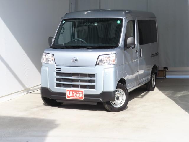 ハイゼットカーゴDXコーナーセンサー 両側スライドドア エコアイドル ハイビームアシスト オートライト 記録簿 ワンオーナー ABS マニュアルエアコン パワーウィンドウ レベリング AM/FMラジオ(三重県)の中古車