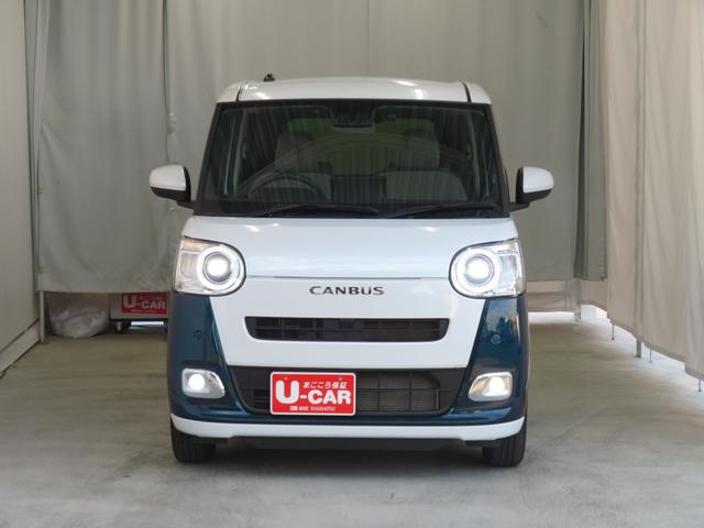 ムーヴキャンバスストライプスＧ　純正１０型ナビ　バックカメラ　１年間無料保証ＢＬＵＥＴＯＯＴＨ　レンタカーアップ　ＥＴＣ　ＵＳＢポート　前後ドライブレコーダー　電動パーキングブレーキ　運転席・助手席シートヒーター　両側パワースライドドア　コーナーセンサー　キーフリー（三重県）の中古車