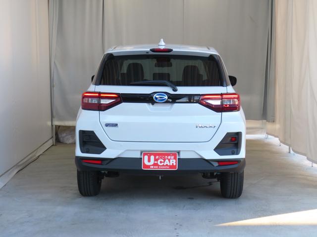 ロッキープレミアムＧ　ＨＥＶ　電動パーキングブレーキ　１年間無料保証電動格納式ドアミラー　ＵＳＢ接続　衝突被害軽減　Ｂｌｕｅｔｏｏｔｈ対応　地デジ　ＬＥＤライト　Ｓヒーター　９型ディスプレイオーディオ　キーフリー　パノラマカメラ　オートエアコン　パワーウィンドウ（三重県）の中古車