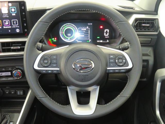 ロッキープレミアムＧ　ＨＥＶ　電動パーキングブレーキ　１年間無料保証電動格納式ドアミラー　ＵＳＢ接続　衝突被害軽減　Ｂｌｕｅｔｏｏｔｈ対応　地デジ　ＬＥＤライト　Ｓヒーター　９型ディスプレイオーディオ　キーフリー　パノラマカメラ　オートエアコン　パワーウィンドウ（三重県）の中古車