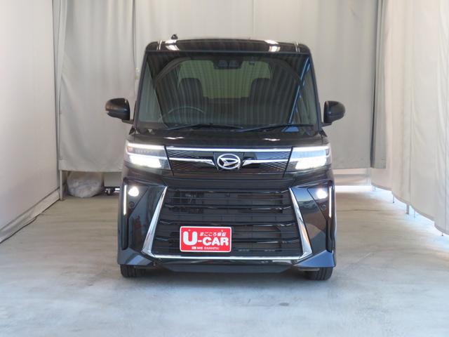 タントカスタムＲＳ　　　純正７型ナビ　バックカメラ　１年間無料保証両側パワスライドドア　レーンキープＡ　ＩＳＴＯＰ　地デジ　ＢＴ対応　オートＬＥＤ　ＤＶＤ　前後ドラレコ　キーフリー　運転席・助手席シートヒータ　電動パーキングブレーキ　コーナーセンサー　オートエアコン（三重県）の中古車