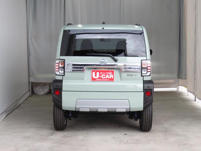 タフトG クロムベンチャー 届出済未使用車 1年間無料保証試乗車 bluetooth Sヒーター Bカメラ 電動格納式ミラー サンル−フ A−STOP ワンオーナー USB 9型ディスプレイオーディオ 電動パーキングブレーキ キーフリー コーナーセンサー(三重県)の中古車