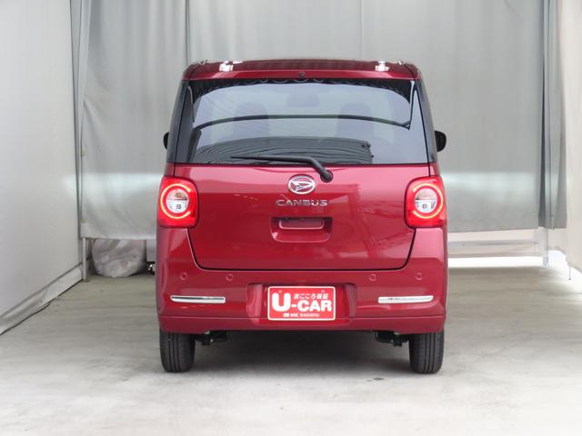 ムーヴキャンバスセオリーＧ　　　　９型ディスプレイオーディオ　１年間無料保証ブルートゥース　ＩＳＴＯＰ　衝突軽減ブレーキ　電動格納式ミラー　ＬＥＤヘッド　シートヒーター　両側オートスライドドア　フルセグ　ＵＳＢポート　パノラマカメラ　電動パーキングブレーキ　コーナーセンサー（三重県）の中古車