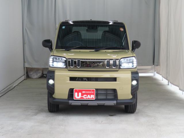 タフトGターボ ダーククロムベンチャー キーフリー 1年間無料保証車線逸脱警報装置 衝突回避支援ブレーキ 運転席・助手席シートヒーター 電動格納ドアミラー LEDヘッドライト ムーンルーフ Aストップ パノラマカメラ 電動パーキングブレーキ コーナーセンサー(三重県)の中古車