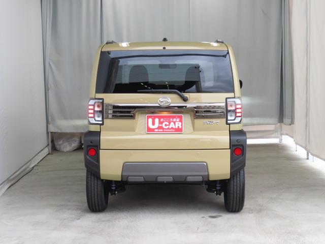 タフトGターボ ダーククロムベンチャー キーフリー 1年間無料保証車線逸脱警報装置 衝突回避支援ブレーキ 運転席・助手席シートヒーター 電動格納ドアミラー LEDヘッドライト ムーンルーフ Aストップ パノラマカメラ 電動パーキングブレーキ コーナーセンサー(三重県)の中古車