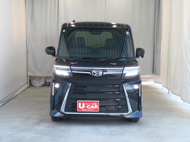 タントカスタムX 電動パーキングブレーキ 1年間無料保証衝突軽減ブレーキ コーナーセンサー アイドリングストップ 盗難警報装置 LED ワンオーナー 前席シートヒーター キーフリー パノラマカメラ 両側パワースライドドア コーナーセンサー オートエアコン(三重県)の中古車