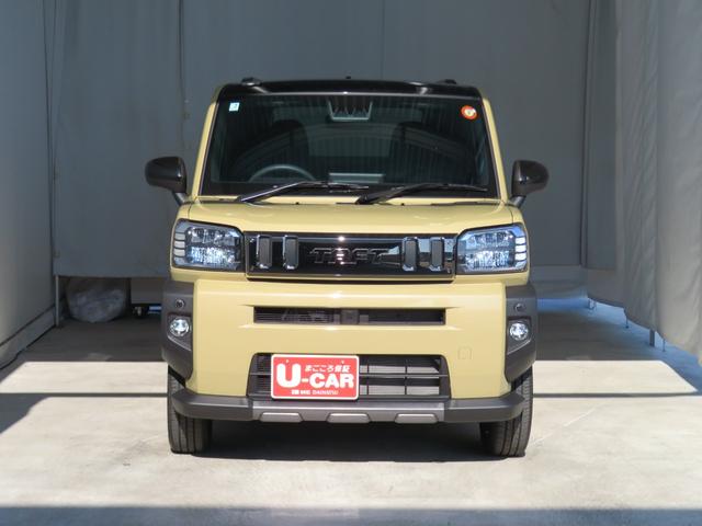 タフトGターボ クロムベンチャー ecoIDLE非装着車電動格納ドアミラー アダプティブクルーズ 衝突安全ボディ キーフリー シートヒーター ワンオーナー 9型ディスプレイオーディオ 電動パーキングブレーキ コーナーセンサー バックカメラ 1年間無料保証(三重県)の中古車