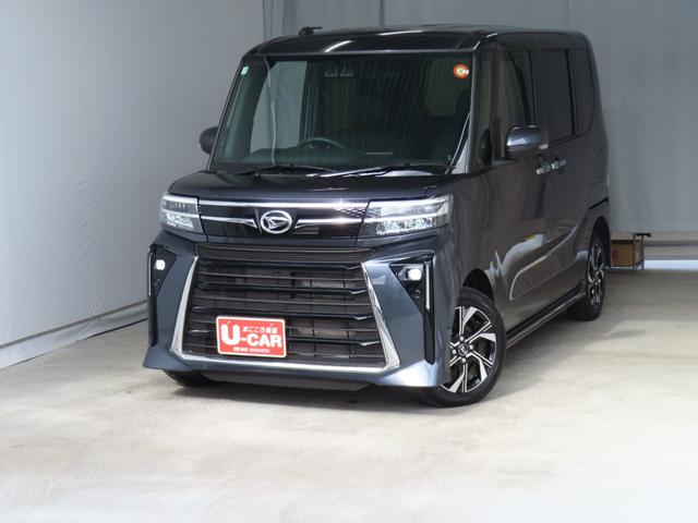 タントカスタムX 9型ディスプレイオーディオ 1年間無料保証衝突軽減ブレーキ コーナーセンサー Bluetooth アイドリングストップ Bカメラ 地デジ ワンオーナー 運転席・助手席シートヒーター 両側パワースライドドア キーフリー 電動パーキングブレーキ(三重県)の中古車