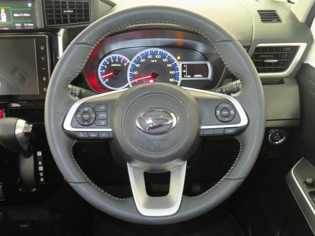 トールカスタムＧターボ　９型ディスプレイオーディオ　１年間無料保証２０２６初売り１／４〜　両側パワスラドア　アダプティブクルーズ　衝突回避支援ブレーキ　ＬＥＤライト　ＵＳＢ　電動格納ミラー　ＴＶ　キーフリー　ワンオーナー　パノラマカメラ　電動パーキングブレーキ（三重県）の中古車