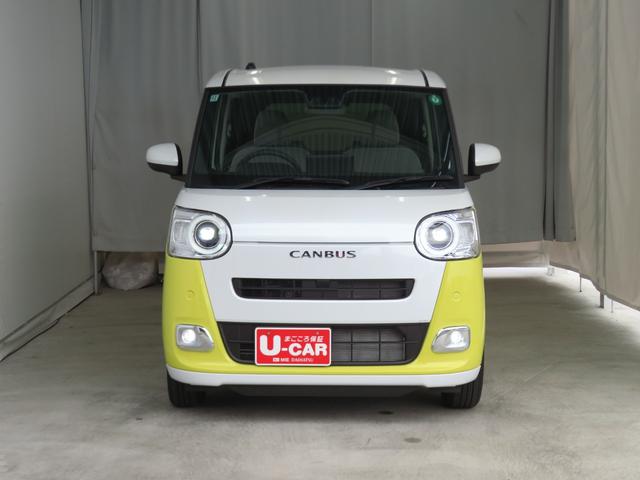 ムーヴキャンバスストライプスG 9型ディスプレイオーディオ 1年間無料保証BLUETOOTH アイドルストップ Bカメラ フルセグ USBポート プッシュスタート Sヒーター キーフリー LEDライト 電動パーキングブレーキ 両側パワースライドドア コーナーセンサー(三重県)の中古車