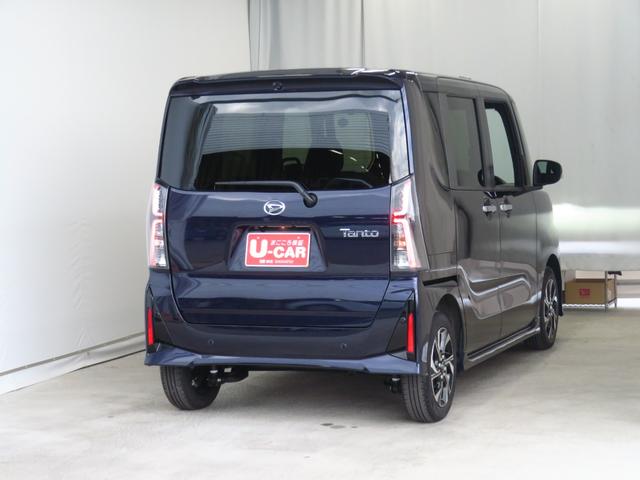 タントカスタムX 9型ディスプレイオーディオ 1年間無料保証衝突軽減ブレーキ コーナーセンサー Bluetooth Bカメラ TV 盗難警報装置 LED ワンオーナー キーフリー 運転席・助手席シートヒーター 電動パーキングブレーキ 両側パワースライドドア(三重県)の中古車