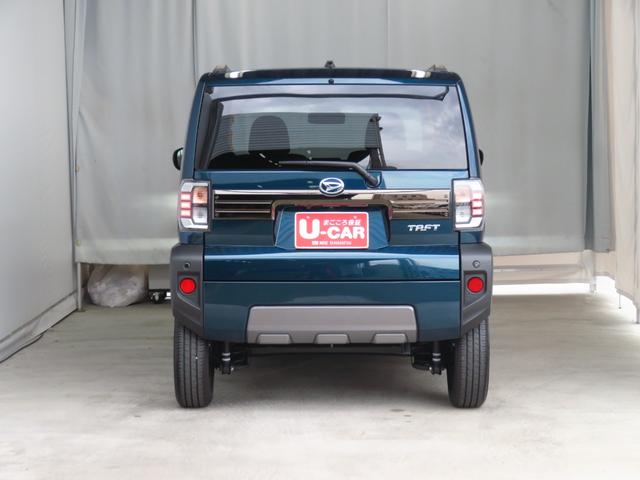 タフトGターボ ダーククロムベンチャー キーフリー 1年間無料保証車線逸脱警報装置 衝突回避支援ブレーキ 運転席・助手席シートヒーター 電動格納ドアミラー LEDヘッド ムーンルーフ Aストップ バックカメラ 電動パーキングブレーキ コーナーセンサー オートエアコン(三重県)の中古車