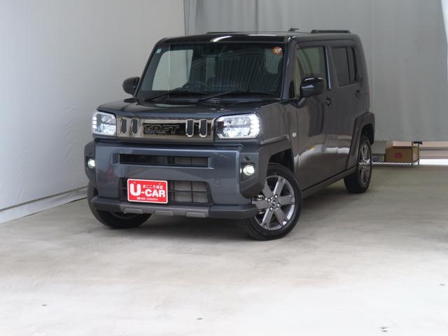 タフトG ダーククロムベンチャー バックカメラ 1年間無料保証1オ−ナ− BLUETOOTH アダプティブクルコン USB フルセグ 電格ミラー 9型ディスプレイオーディオ 電動パーキングブレーキ 運転席・助手席シートヒーター キーフリー コーナーセンサー(三重県)の中古車