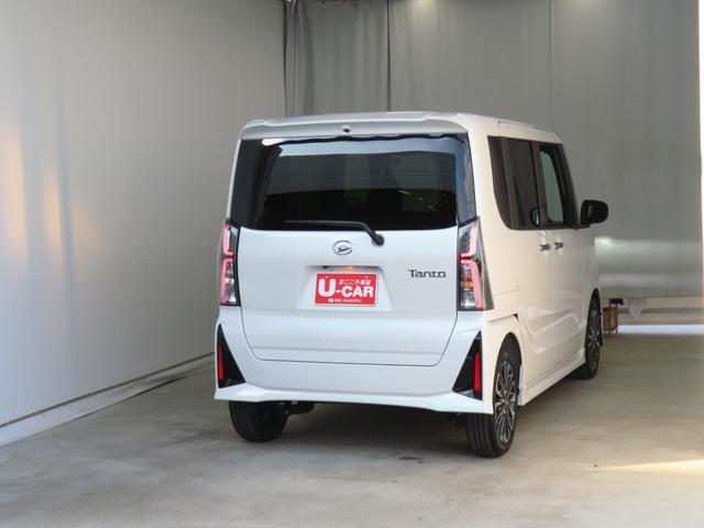 タントカスタムRS ecoIDLE非装着車 1年間無料保証両側パワスライドドア レーンキープA 元試乗車 ターボエンジン LEDライト 1オーナー キーフリー セキュリティ バックカメラ 電動パーキングブレーキ 運転席・助手席シートヒーター コーナーセンサー(三重県)の中古車