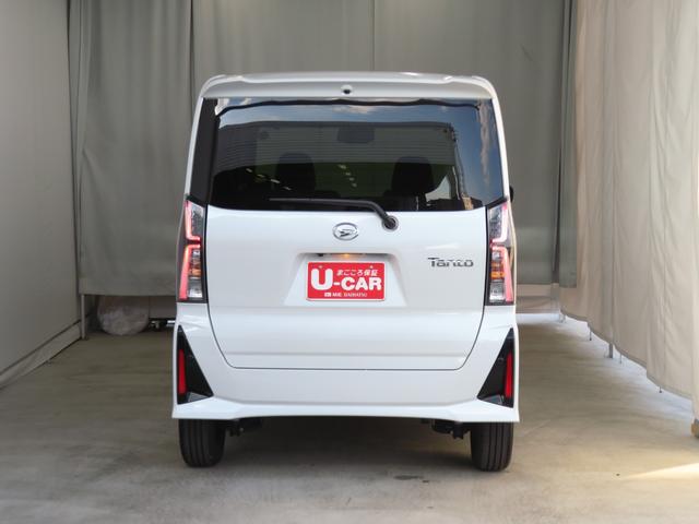 タントカスタムRS ecoIDLE非装着車 1年間無料保証両側パワスライドドア レーンキープA 元試乗車 ターボエンジン LEDライト 1オーナー キーフリー セキュリティ バックカメラ 電動パーキングブレーキ 運転席・助手席シートヒーター コーナーセンサー(三重県)の中古車