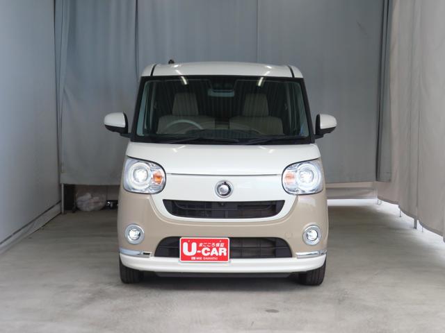 ムーヴキャンバスGメイクアップVS SAIII 純正7型ナビ 1年間無料保証ブルートゥース ETC 衝突安全ボディ 電動格納ミラー LEDライト DVD フルセグ 運転席シートヒータ パノラマカメラ キーフリー 両側パワースライドドア USB接続 後方3方プライベートフィルム(三重県)の中古車