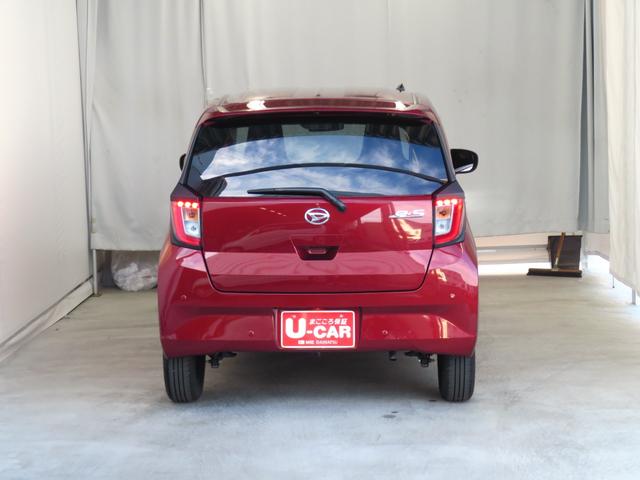 ミライースＸ　ＳＡIII　　　　　　マニュアルエアコン　１年間無料保証盗難防止アラーム　試乗車ＵＰ　衝突回避支援ブレーキ機能　電格ミラ　レーンキープアシスト　安全ボディ　運転席助手席エアバック　点検記録簿付　１オーナー　ＬＥＤライト　キーレスキー　パワーウィンドウ（三重県）の中古車