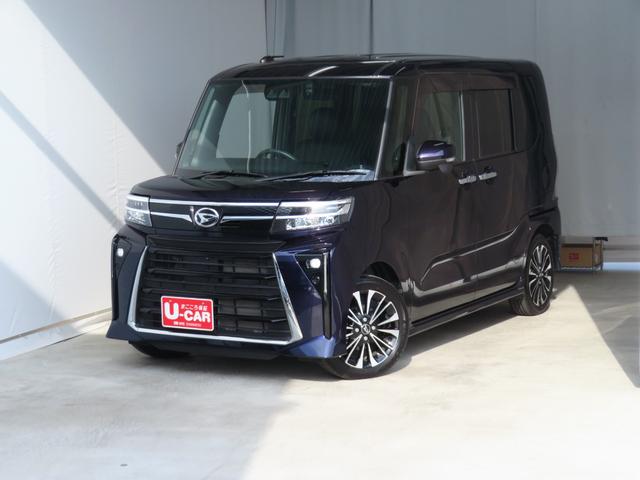 タントカスタムＲＳ　純正１０型ナビ　パノラマカメラ　１年間無料保証両側パワスライドドア　レーンキープＡ　ＩＳＴＯＰ　地デジ　ＥＴＣ　１オーナー　前後ドラレコ　Ｂｌｕｅｔｏｏｔｈ対応　電動パーキングブレーキ　運転席・助手席シートヒーター　キーフリー　コーナーセンサー（三重県）の中古車