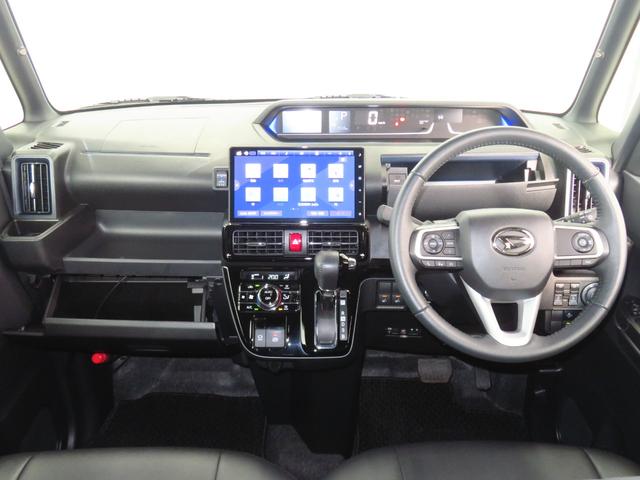 タントカスタムＲＳ　純正１０型ナビ　パノラマカメラ　１年間無料保証両側パワスライドドア　レーンキープＡ　ＩＳＴＯＰ　地デジ　ＥＴＣ　１オーナー　前後ドラレコ　Ｂｌｕｅｔｏｏｔｈ対応　電動パーキングブレーキ　運転席・助手席シートヒーター　キーフリー　コーナーセンサー（三重県）の中古車