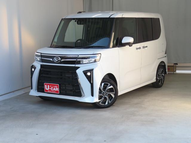 タントカスタムＸ　ｅｃｏＩＤＬＥ非装着車　　　　　　１年間無料保証レンタカーアップ　コーナーセンサー　Ｂｌｕｅｔｏｏｔｈ　ＬＥＤ　ＥＴＣ　ワンオーナー　純正９型ナビ　パノラマカメラ　前後ドラレコ　電動パーキングブレーキ　キーフリー　運転席・助手席シートヒーター（三重県）の中古車