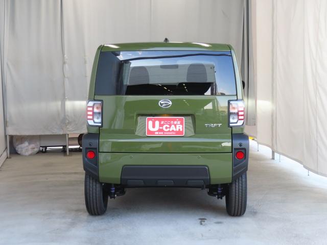 タフトX 届出済未使用車 電動パーキングブレーキ 1年間無料保証展示車 電動ミラー ハイビームアシスト デュアルエアバッグ 安全ボディ キーフリー 記録簿 ガラスルーフ パワーウィンドウ ABS ワンオーナー アイドリング Bカメ オートエアコン コーナーセンサー(三重県)の中古車