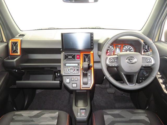 タフトG 届出済未使用車 電動パーキングブレーキ 1年間無料保証パーキングサポート アダプティブクルーズ 運転席助手席エアバッグ パノラマカメラ 被害軽減ブレーキ コーナーセンサ シートH Iストップ プッシュスタート テレビ 9型ディスプレイオーディオ(三重県)の中古車