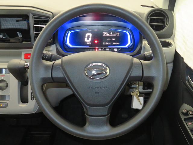 ミライースＸ　ＳＡIII　　　　　　マニュアルエアコン　１年間無料保証盗難防止アラーム　試乗車ＵＰ　衝突回避支援ブレーキ　電格ミラー　レーンキープアシスト　パワーウィンドウ　運転席助手席エアバック　点検記録簿付　１オーナー　ＬＥＤライト　キーレスキー　コーナーセンサー（三重県）の中古車