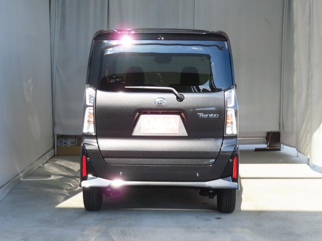 タントカスタムＸ　届出済未使用車　コーナーセンサー　１年間無料保証衝突軽減ブレーキ　アイドリングストップ機能　Ｂカメラ　盗難警報装置　ＬＥＤ　ワンオーナー　前席シートヒーター　電動格納ミラー　キーフリー　電動パーキングブレーキ　両側パワースライドドア　オートエアコン（三重県）の中古車