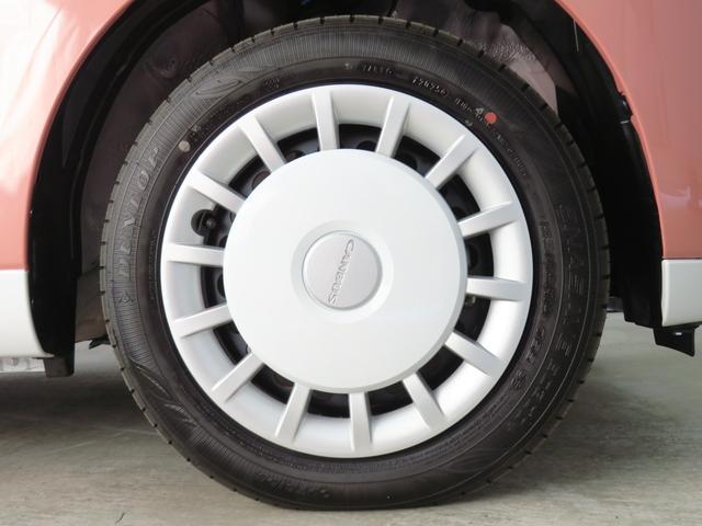 ムーヴキャンバスストライプスG 届出済未使用車 キーフリー 1年間無料保証BLUETOOTH フルセグ USBポート Sヒーター ワンオーナー 電動パーキングブレーキ パノラマカメラ 両側パワースライドドア 9型ディスプレイオーディオ コーナーセンサー オートエアコン(三重県)の中古車