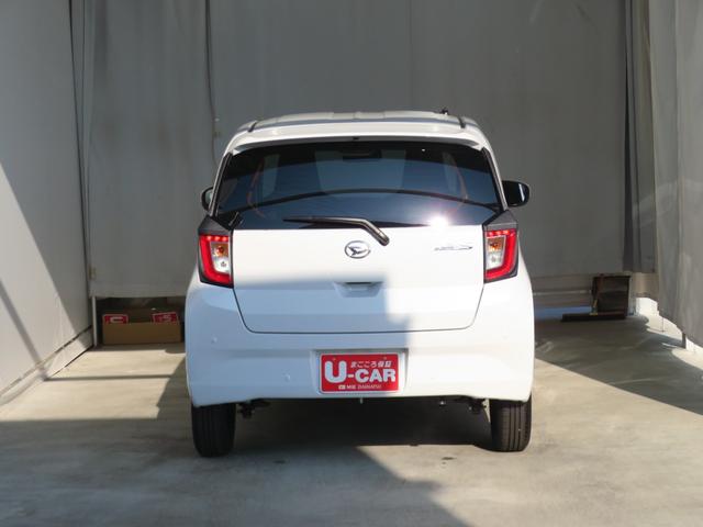 ミライースＸ　ＳＡIII　　　　　　マニュアルエアコン　１年間無料保証盗難防止アラーム　試乗車ＵＰ　衝突回避支援ブレーキ機能　コーナーセンサー　電格ミラ　レーンキープアシスト　安全ボディ　運転席助手席エアバック　点検記録簿付　１オーナー　ＬＥＤライト　キーレスキー（三重県）の中古車