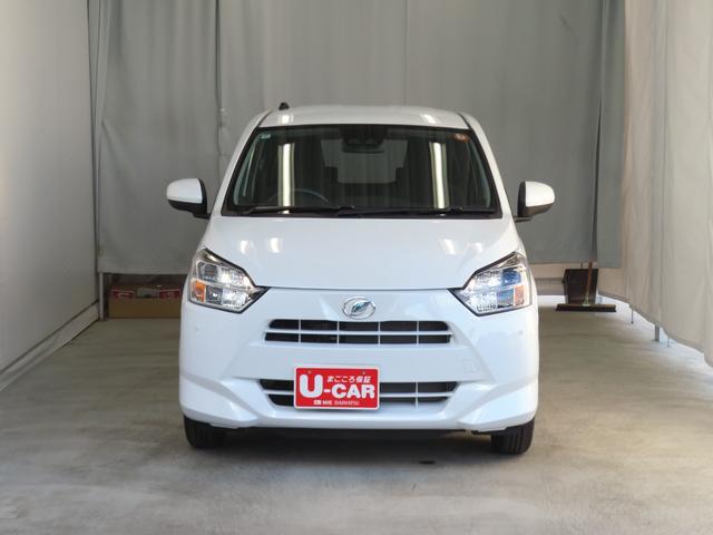 ミライースＸ　ＳＡIII　　　　　　マニュアルエアコン　１年間無料保証ペダル踏み間違い抑制　衝突回避支援ブレーキ　点検記録簿　１オーナー　キーレスキー　ＡＢＳ　エアバック　コーナーセンサー　パワーウィンドウ　アイドリングストップ　電動格納ミラー　ＬＥＤヘッドライト（三重県）の中古車