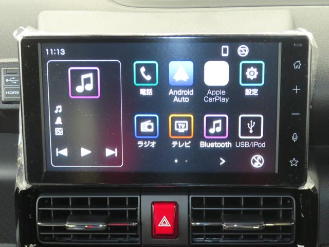 タントカスタムＸ　届出済未使用車　コーナーセンサー　１年間無料保証パノラマカメラ　Ｂｌｕｅｔｏｏｔｈ　ＴＶ　ＬＥＤ　ワンオーナー　ＵＳＢ　９型ディスプレイオーディオ　キーフリー　運転席・助手席シートヒーター　両側パワースライドドア　電動パーキングブレーキ（三重県）の中古車