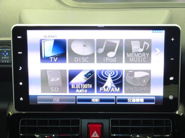 タントカスタムRS ecoIDLE非装着車 ETC 1年間無料保証地デジ BT対応 レンタカーアップ USBポート DVD 純正9型ナビ パノラマカメラ 前後ドラレコ 両側パワースライドドア 電動パーキングブレーキ 運転席・助手席シートヒーター コーナーセンサー(三重県)の中古車