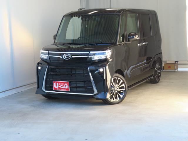 タントカスタムRS 純正9型ナビ バックカメラ 1年間無料保証両側パワスライドドア レーンキープA ISTOP 地デジ BT対応 レンタカーアップ ETC ターボ コーナーセンサー 前後ドラレコ 電動パーキングブレーキ 運転席・助手席シートヒーター キーフリー(三重県)の中古車