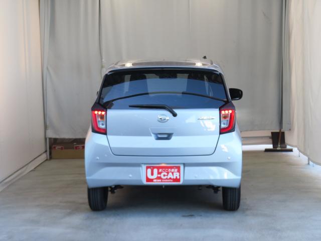 ミライースＸ　ＳＡIII　　　　　　マニュアルエアコン　１年間無料保証盗難防止アラーム　試乗車ＵＰ　衝突回避支援ブレーキ機能　コーナーセンサー　電格ミラ　レーンキープアシスト　　　点検記録簿付　１オーナー　ＬＥＤライト　キーレスキー　パワーウィンドウ　純正フロアマット（三重県）の中古車