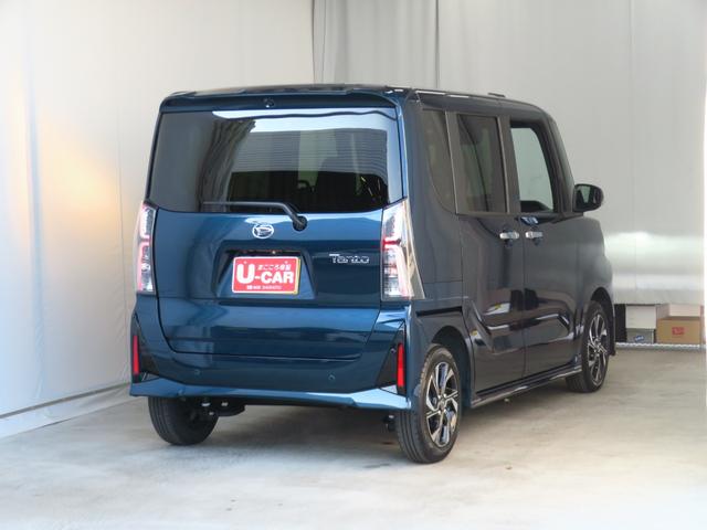 タントカスタムＸ　　　　９型ディスプレイオーディオ　１年間無料保証衝突軽減ブレーキ　コーナーセンサー　Ｂカメラ　ＴＶ　盗難警報装置　ＬＥＤ　ワンオーナー　キーフリー　運転席・助手席シートヒーター　電動パーキングブレーキ　両側パワースライドドア（三重県）の中古車