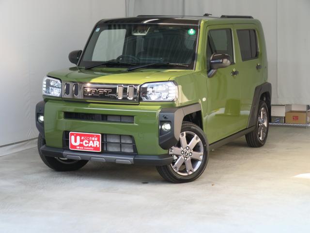 タフトＧ　ダーククロムベンチャー　コーナーセンサー　１年間無料保証１オ−ナ−　アダプティブクルコン　ＵＳＢ　リアカメラ　地デジ　ＬＥＤライト　電格ミラー　９型ディスプレイオーディオ　電動パーキングブレーキ　　運転席・助手席シートヒーター（三重県）の中古車