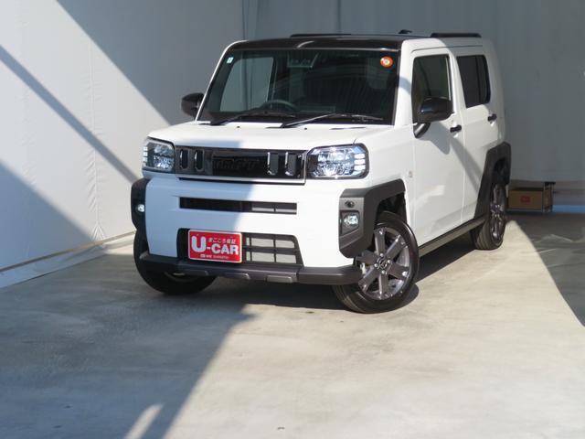 タフトG ダーククロムベンチャー コーナーセンサー 1年間無料保証1オ−ナ− BLUETOOTH USB リアカメラ フルセグTV LEDライト アイドリングS 電格ミラー 9型ディスプレイオーディオ 運転席・助手席シートヒーター 電動パーキングブレーキ キーフリー(三重県)の中古車