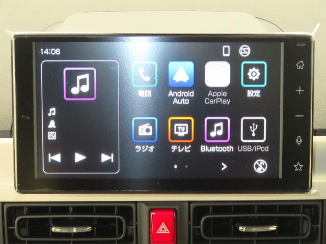 ムーヴキャンバスストライプスＧ　　届出済未使用車　キーフリー　１年間無料保証パノラマカメラ　アイドルストップ　ＵＳＢ接続　ワンオーナー　９型ディスプレイオーディオ　運転席・助手席シートヒーター　電動パーキングブレーキ　両側パワースライドドア　Ｂｌｕｅｔｏｏｔｈ対応（三重県）の中古車