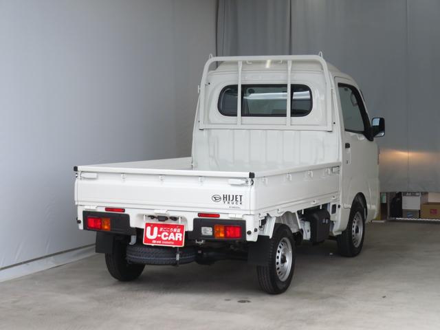 ハイゼットトラックハイルーフ 4WD CVT AM/FMラジオ 1年間無料保証マニュアルエアコン オートライト パワステ 定期点検記録簿 Aストップ ワンオーナー 衝突安全ボディ コーナーセンサー バックカメラ 純正フロアマット あゆみ板掛け レベリング スマートインナーミラー(三重県)の中古車
