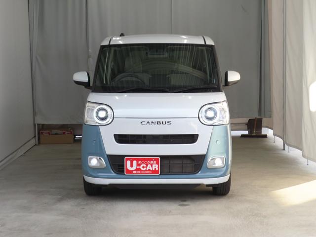 ムーヴキャンバスストライプスG 7型ナビ バックカメラ 1年間無料保証BLUETOOTH レンタカーアップ コーナーセンサー アイドルストップ フルセグ ETC USBポート ドライブレコーダー Sヒーター ABS 電動パーキングブレーキ 両側パワースライドドア(三重県)の中古車