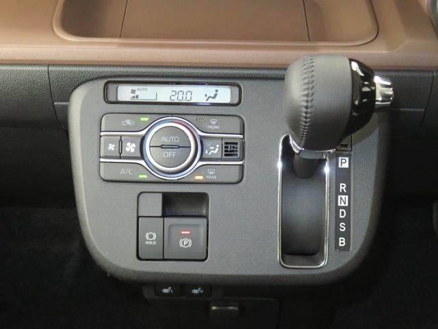 ムーヴキャンバスセオリーＧターボ　届出済未使用車　キーフリー　１年間無料保証衝突回避支援ブレーキ機能　バックカメラ　Ｗパワスラ　　ＬＥＤヘッドライト　電動格納ドアミラー　元試乗車　電動パーキングブレーキ　コーナーセンサー　運転席・助手席シートヒーター　オートエアコン（三重県）の中古車