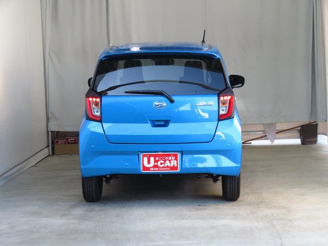 ミライースX SAIII マニュアルエアコン 1年間無料保証盗難防止アラーム 試乗車UP 衝突回避支援ブレーキ 電格ミラー 運転席助手席エアバック 点検記録簿 1オーナー LEDライト キーレスキー コーナーセンサー パワーウィンドウ 純正フロアマット(三重県)の中古車