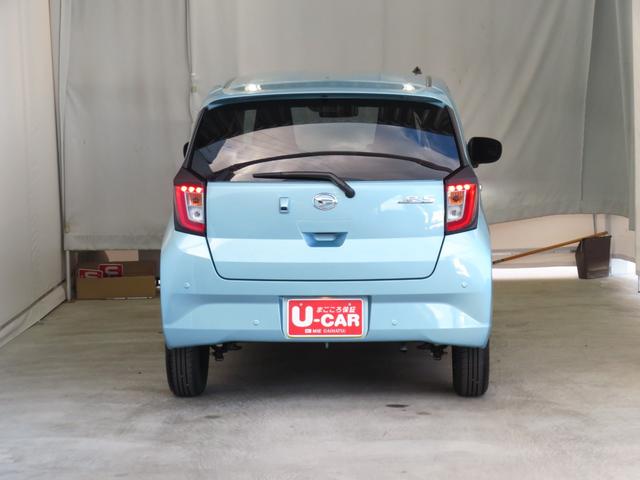 ミライースX SAIII マニュアルエアコン 1年間無料保証盗難防止アラーム 試乗車UP 衝突回避支援ブレーキ 電格ミラ レーンキープアシスト Bカメ 点検記録簿 1オーナー LEDライト ABS コーナーセンサー キーレスエントリー パワーウィンドウ(三重県)の中古車