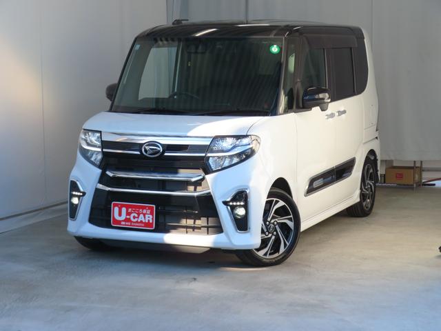 タントカスタムRSスタイルセレクション キーフリー 1年間無料保証両側パワドア USB 前後ドラレコ 地デジ DVD 純正7型ナビ パノラマカメラ 電動パーキングブレーキ 運転席・助手席シートヒーター Bluetooth対応 ETC アダプティブクルーズコントロール(三重県)の中古車